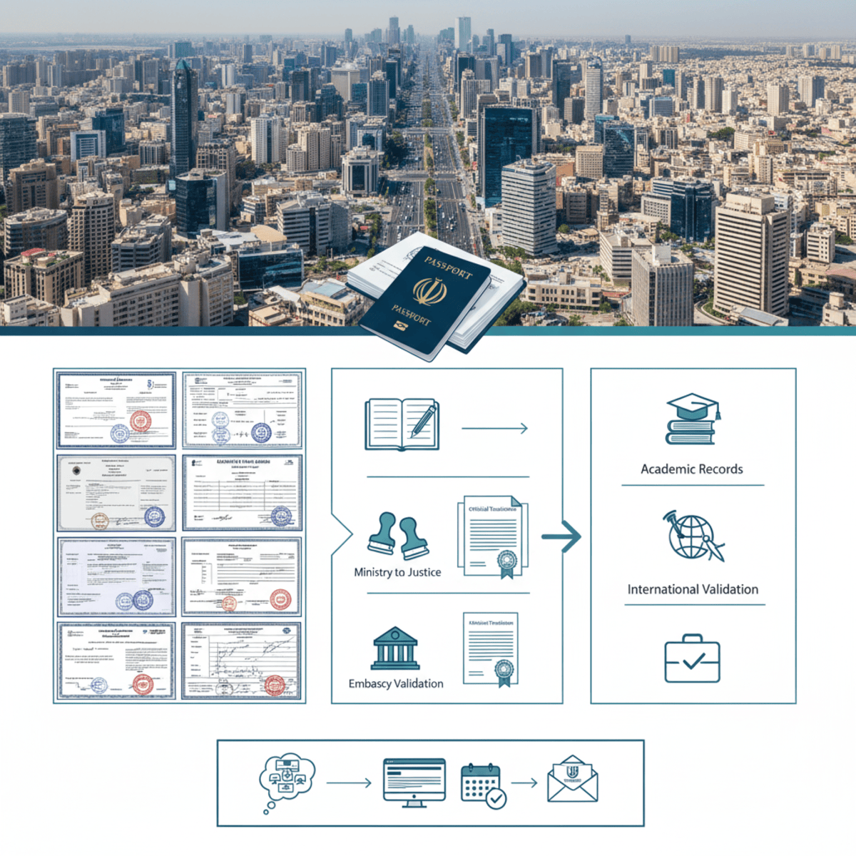 راهنمای جامع ترجمه رسمی اسناد تحصیلی برای اخذ پذیرش دانشگاه‌های خارجی